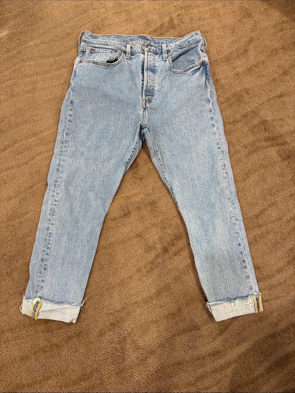 Levi's 501® Skinny Jeans - Light Blue Denim